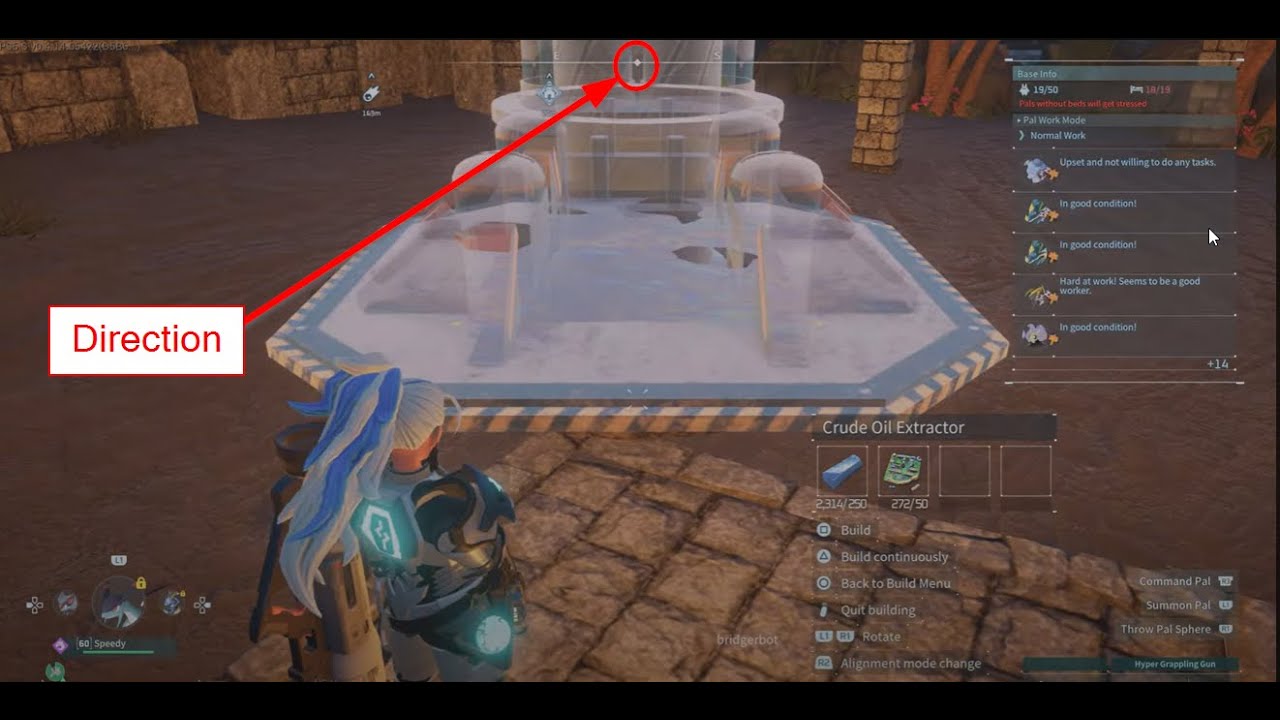 Palworld - 2  Oil Extractor Guide, It's the Direction not the Rocks that Matter, Do it in 90 seconds