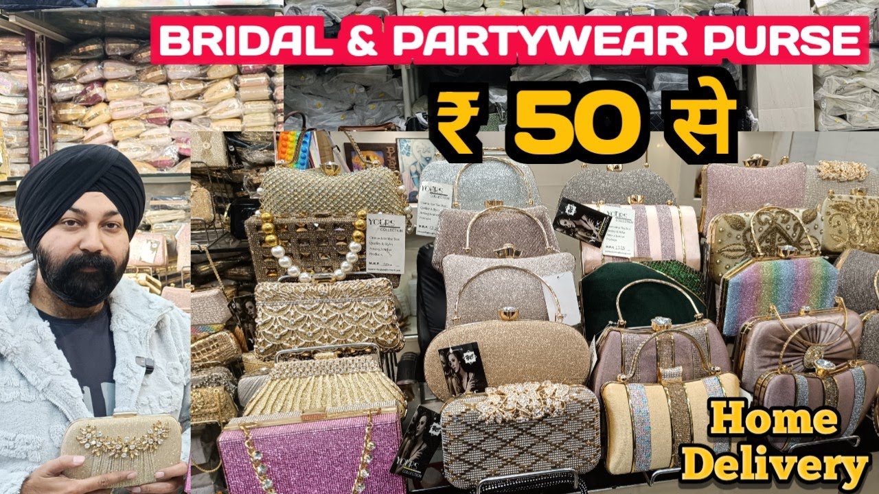 Imported Bridal Ladies Purse | Imported Bags Wholesale Delhi | Premium Bags | ladies purse wholesale