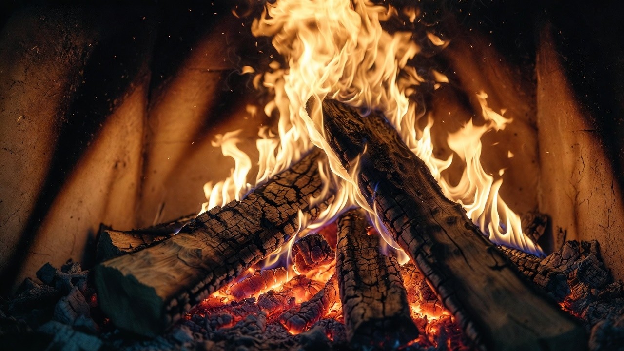 🔥 Cozy Fireplace 4K (LIVE 24/7). Fireplace with Crackling Fire Sounds. Christmas Fireplace 2026