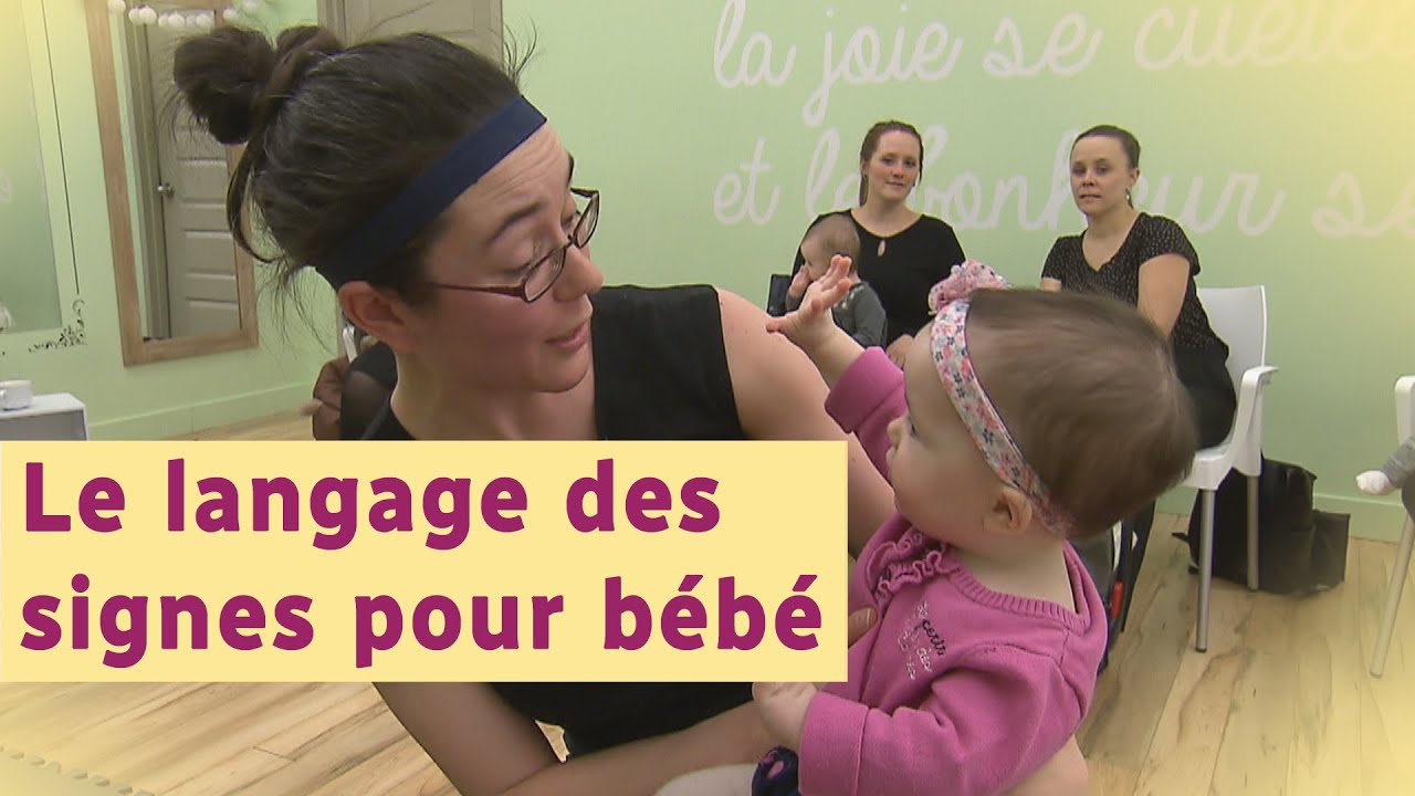 Le langage des signes pour bébé