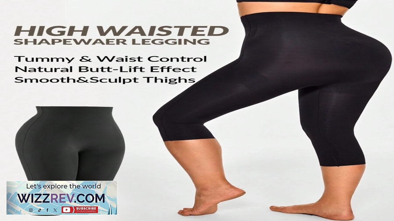 SHAPORA Women High Waist Solid Color Tight Mesh Patchwork Slimming 7 8 Leggings