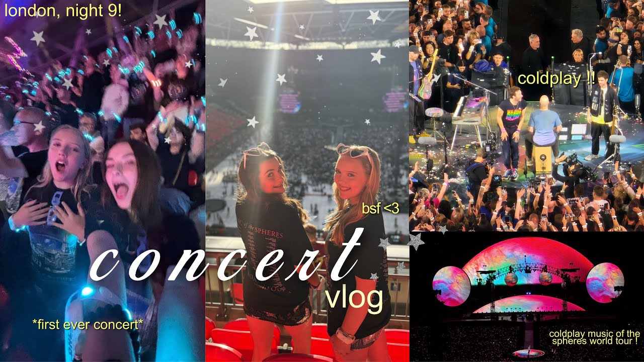 🪩 COLDPLAY concert vlog! **FIRST EVER CONCERT** w/ my bestfriend