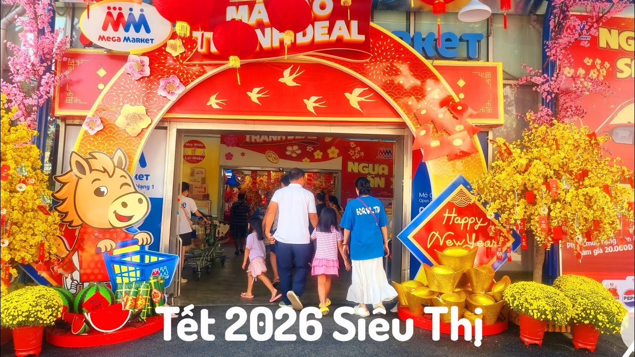 TẾT SI&Ecirc;U THỊ MEGA AN PH&Uacute; QUẬN 2  S&Agrave;I G&Ograve;N _Đời Thật 100% đang ph&aacute;t trực tiếp! 1-2-2026 