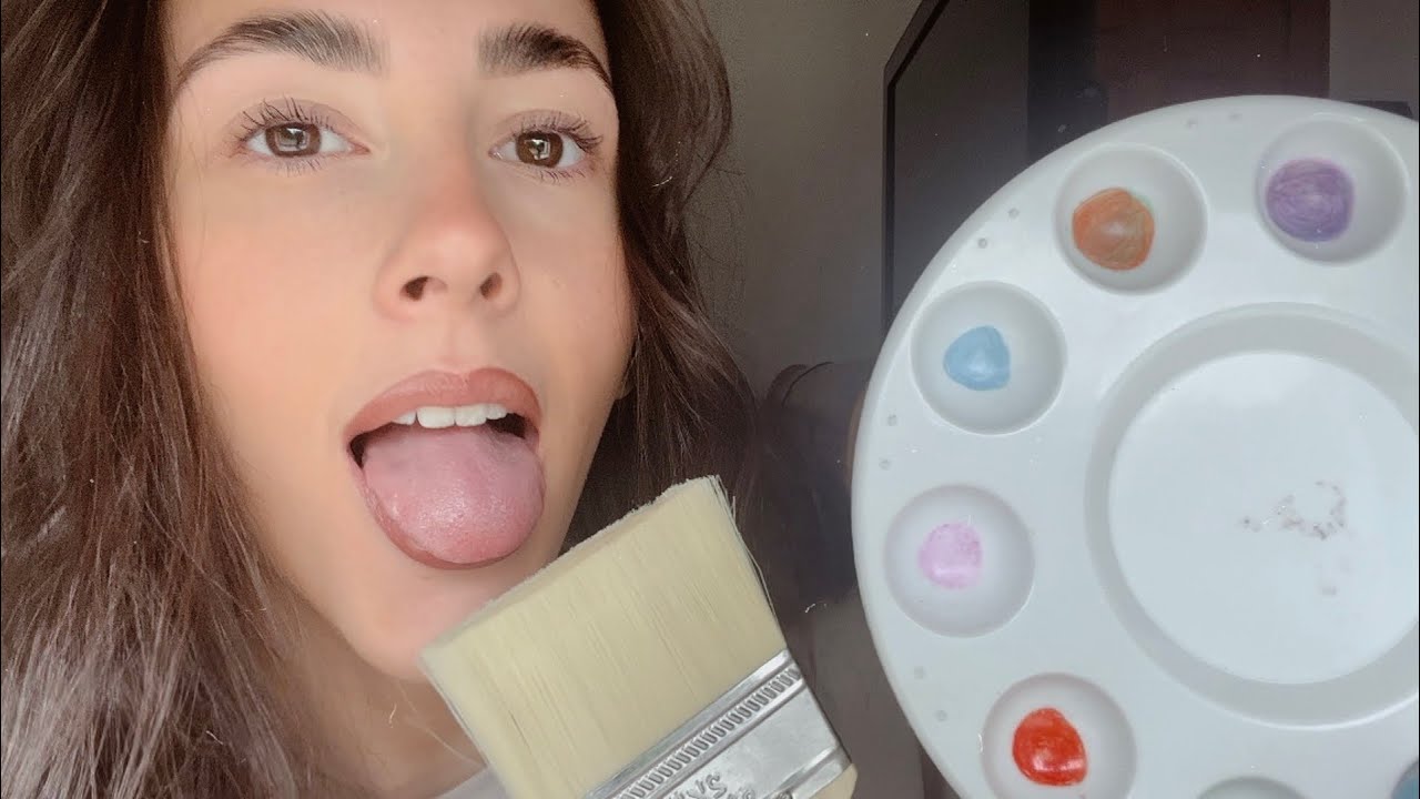 ASMR- Fast and aggressive spit painting you⚡️🧙‍♀️ (w some rambles🫶🏻)