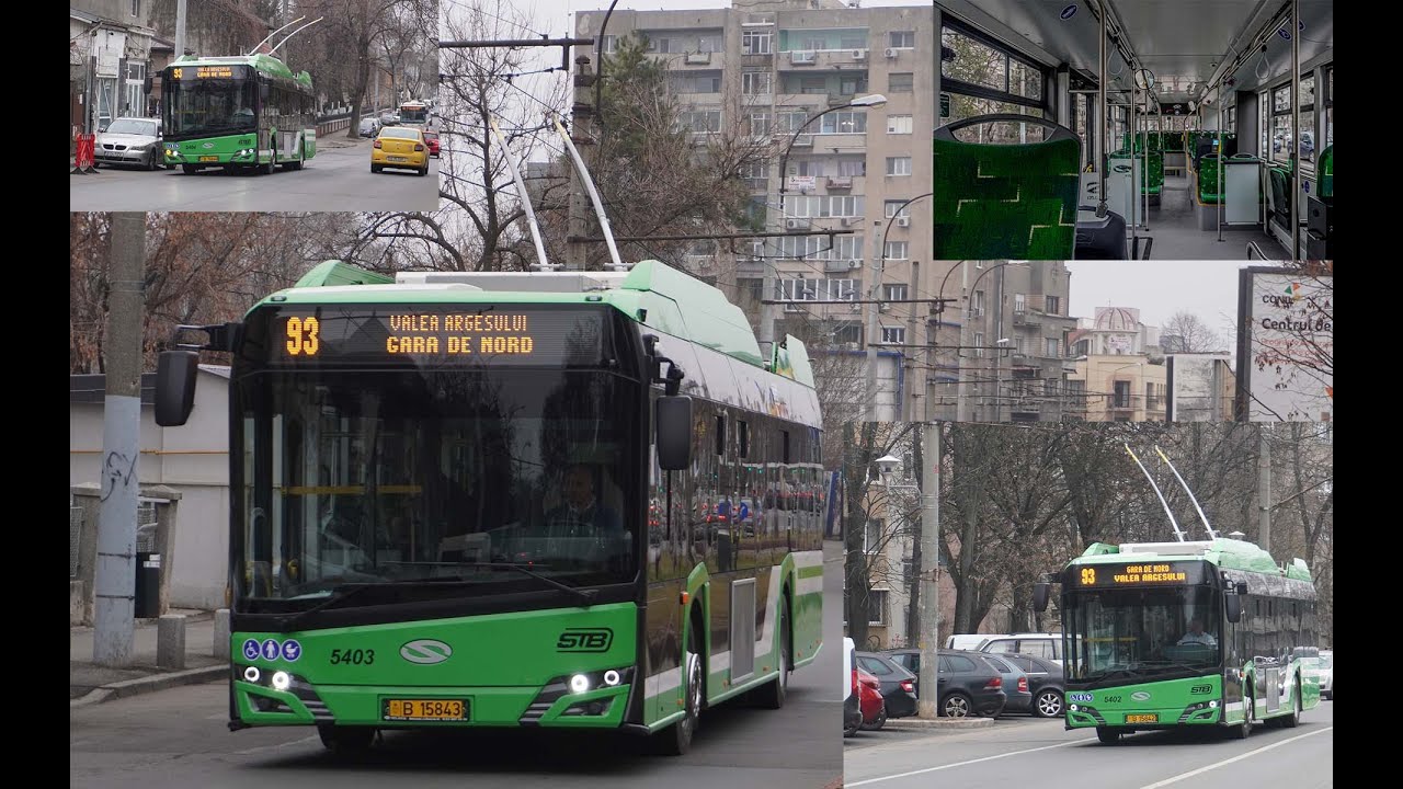 Prima zi de exploatare a noilor troleibuze Solaris Trollino 12M pe linia 93.