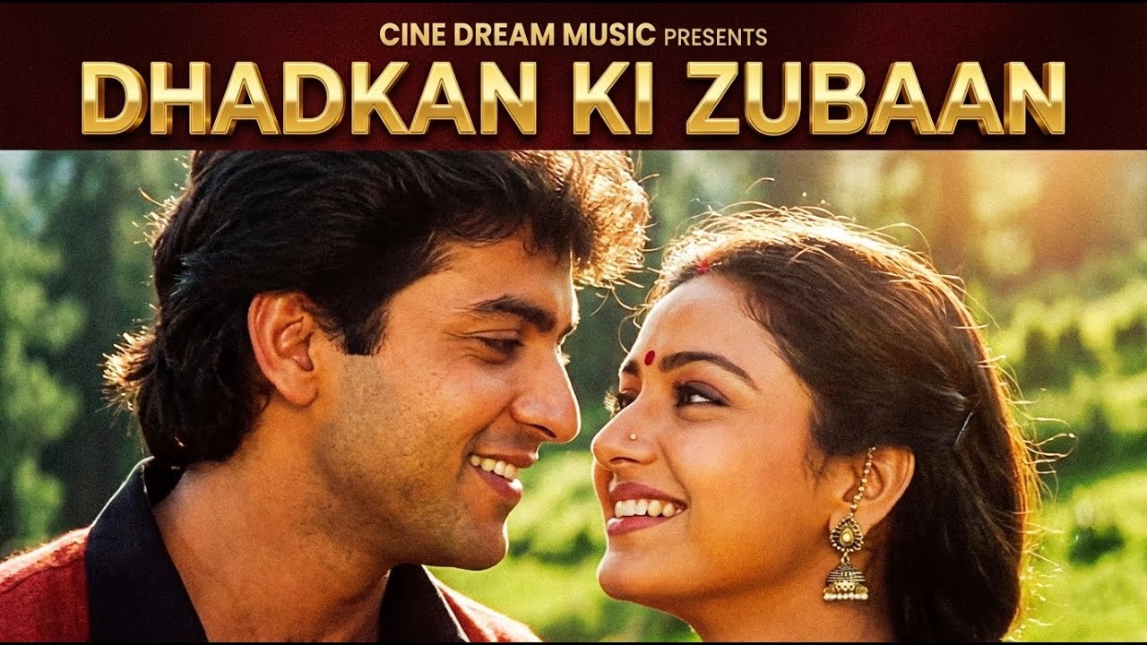 धड़कन की ज़ुबान Dhadkan Ki Zubaan - 95s Romantic Hit Vibe | Melodic Dholak Love | Udit Alka Style