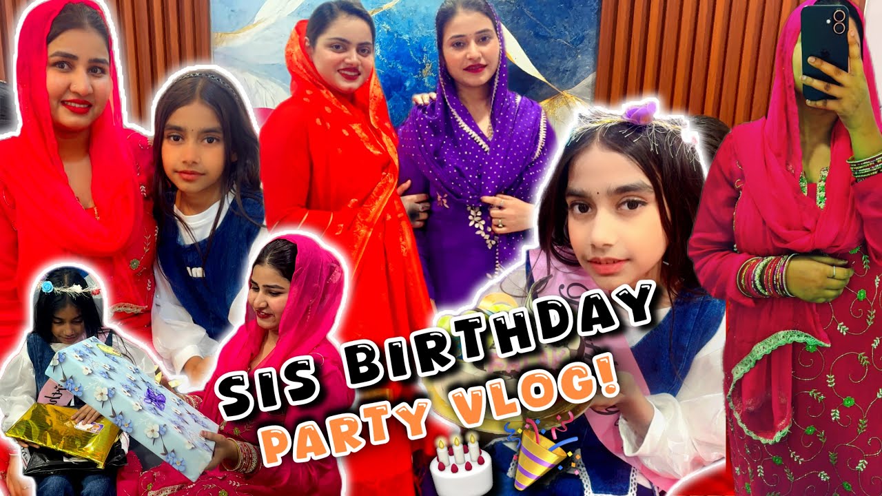 Birthday Vlog  🥳 Falak Ko dia Surprise! ♥️ Unlimited Fun With Family 👩‍❤️‍👨 || Aayat khan ||
