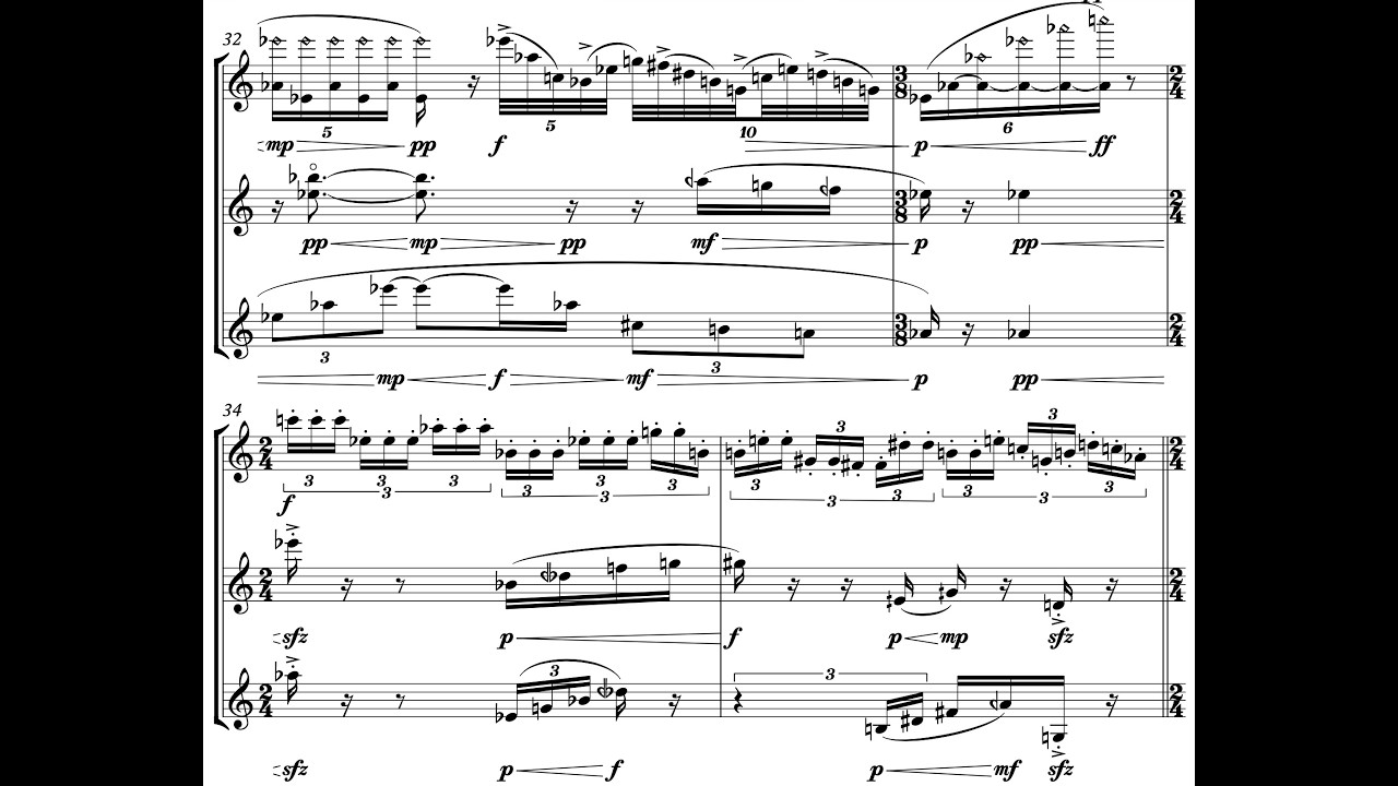 Kenji Sakai - Ritornello in Blue for woodwind trio