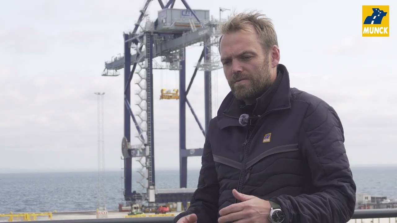 Containerterminalen er færdig | Munck Havne & Anlæg