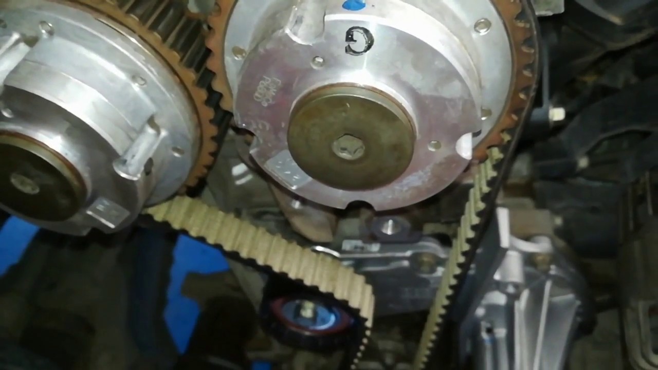 Cambio de correa tiempo Ford fiesta sigma 1.6 y puesta a punto2012-2017