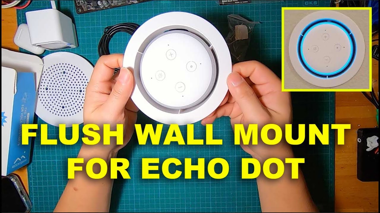 UNBOXING ECHO DOT WALL MOUNT KIT (FLUSH WALL MOUNT)