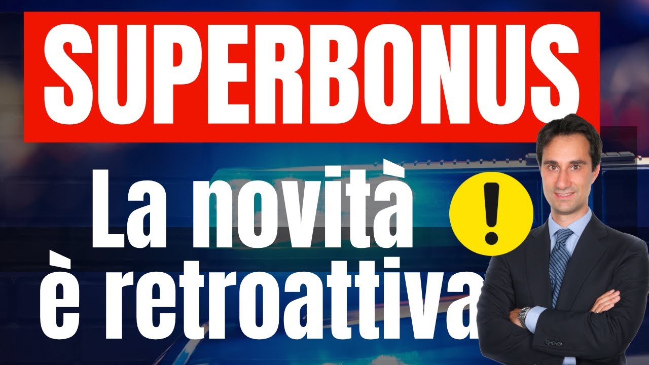 🔥CREDITI SUPERBONUS IN 10 ANNI: SOLO PER IL 2024 O È RETROATTIVO. Ultimi aggiornamenti!