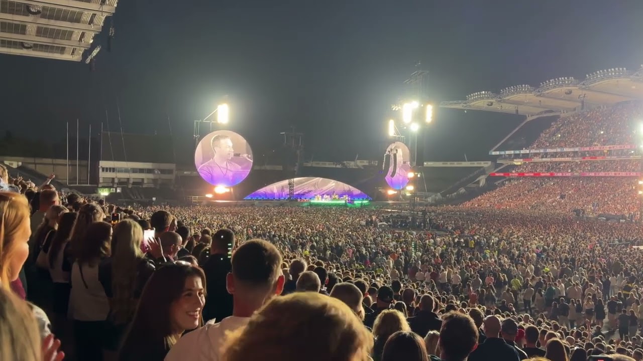 Coldplay Ride On (Christy Moore Cover) | Live Croke Park Dublin 30 08 2024