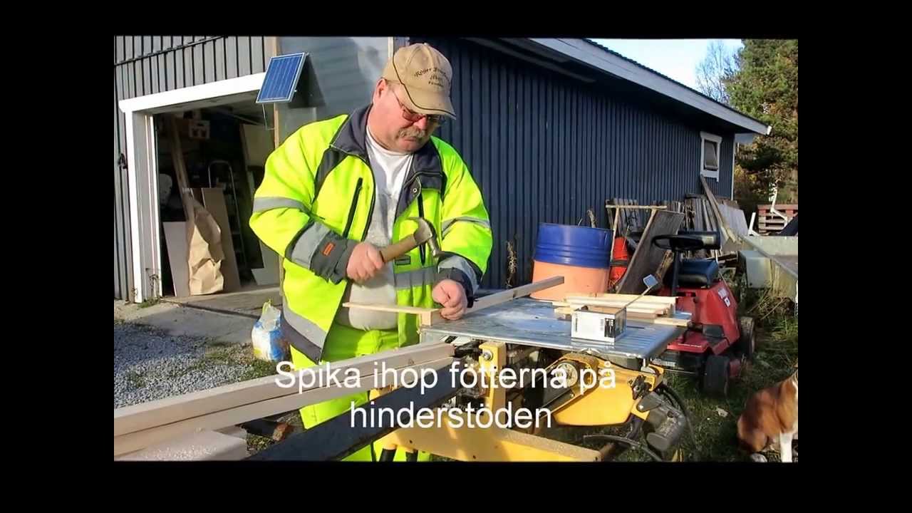 Hur man bygger ett agilityhinder