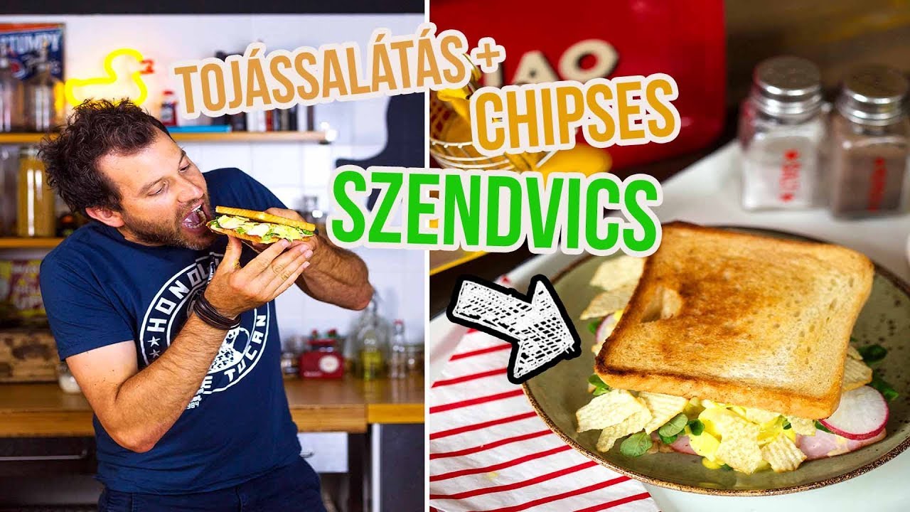 Kr&eacute;mes &eacute;s ropog&oacute;s: Itt van Z&eacute; toj&aacute;ssal&aacute;t&aacute;s-chipses szendvicse!