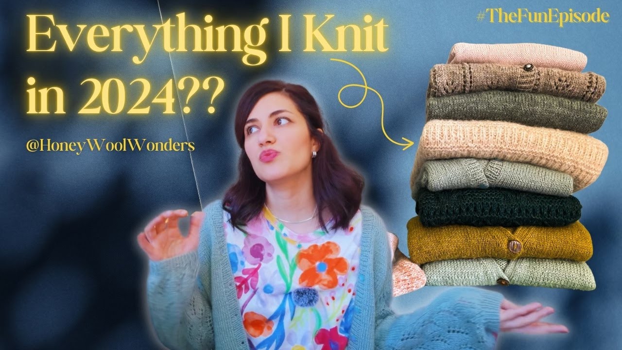 Trying On All My Knits from My First 6 Months of Knitting | Everything I knit in 2024 