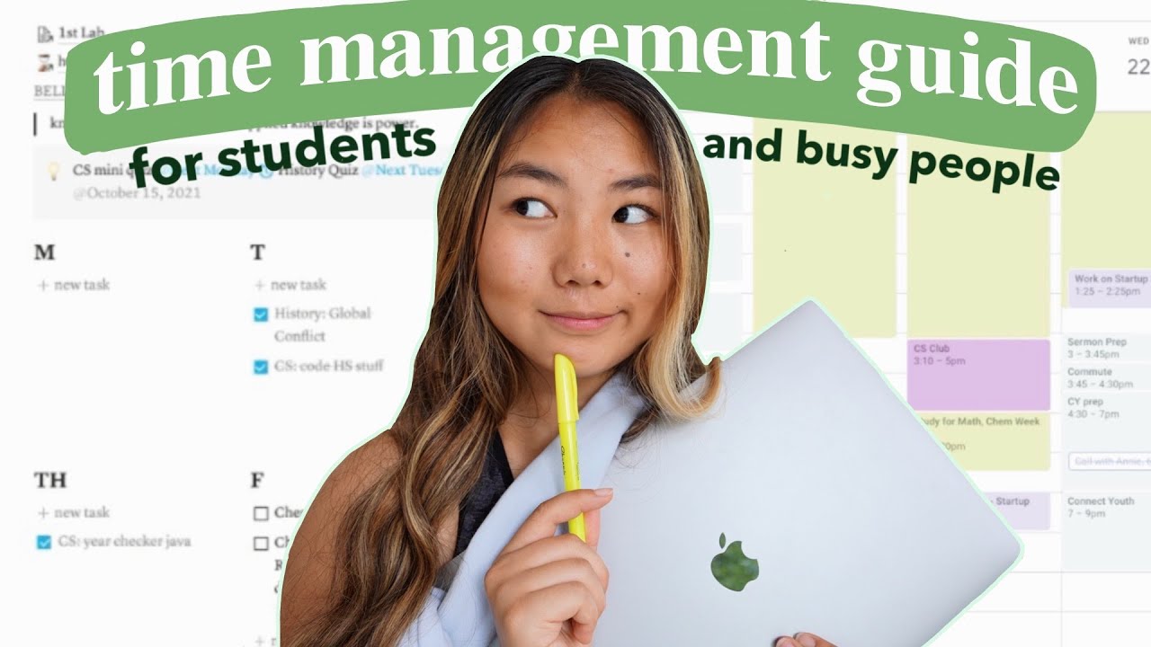 ur overwhelmed & busy? *:･ﾟa productive TIME MANAGEMENT guide for you!