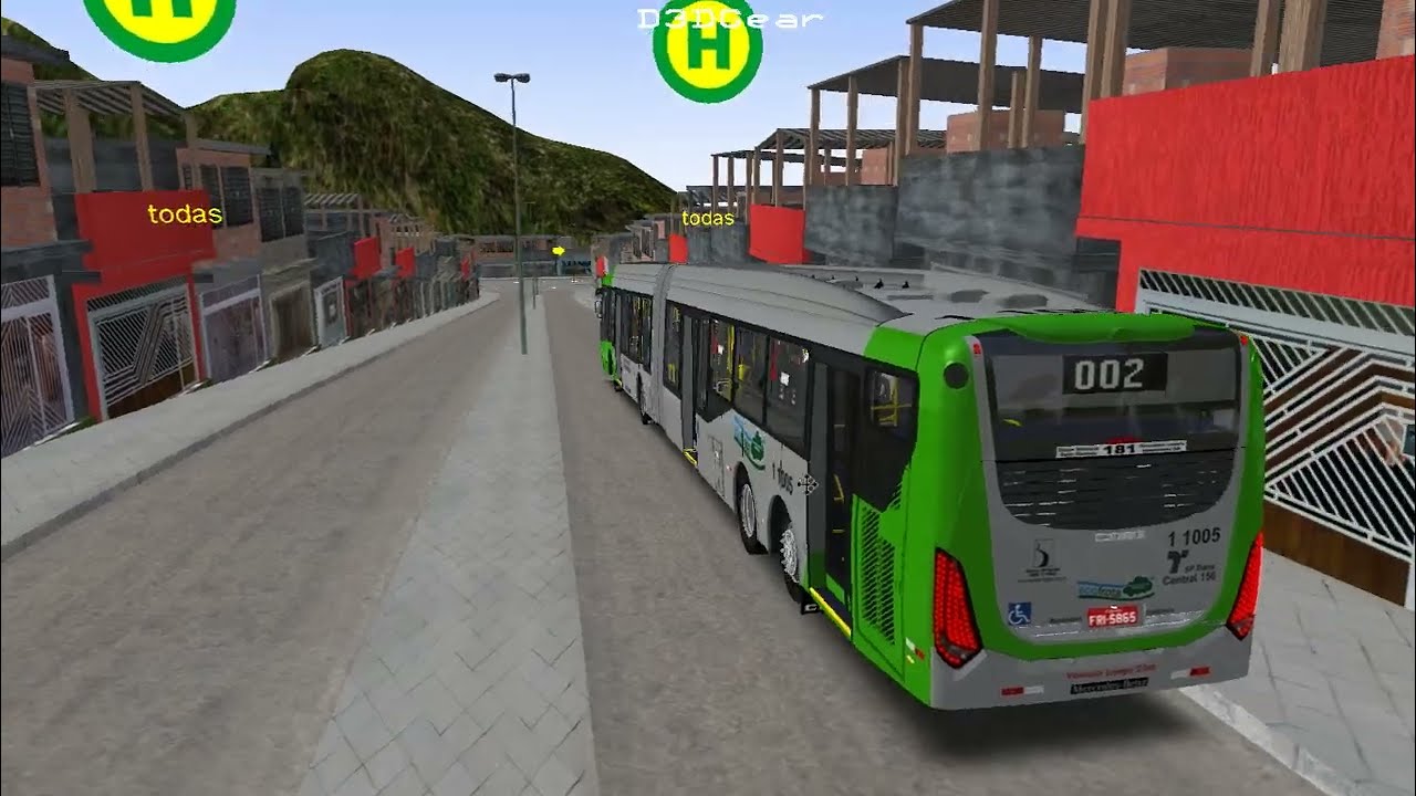 OMSI 2 - LINHA 002 GRAJAÚ - ESTAÇÃO CENTRO SUL DE SUPER ARTICULADO!!
