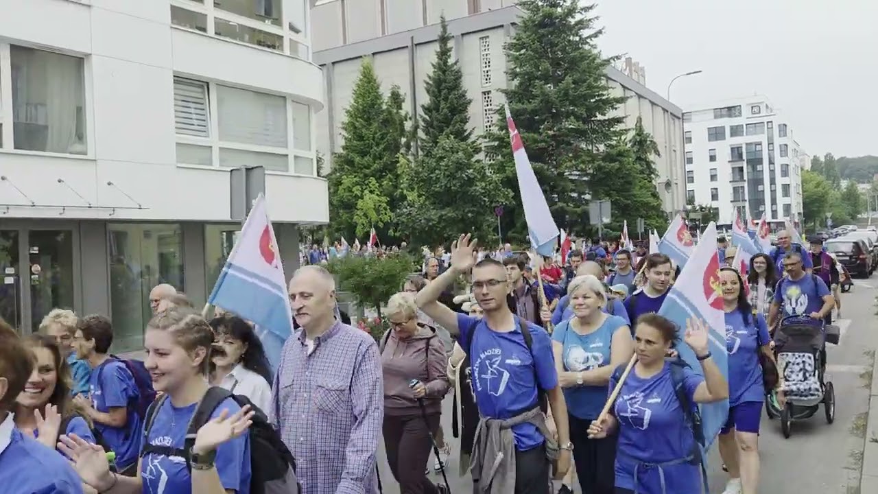 Wyjście Gdyńskiej Pieszej Pielgrzymki na Jasną G&oacute;rę