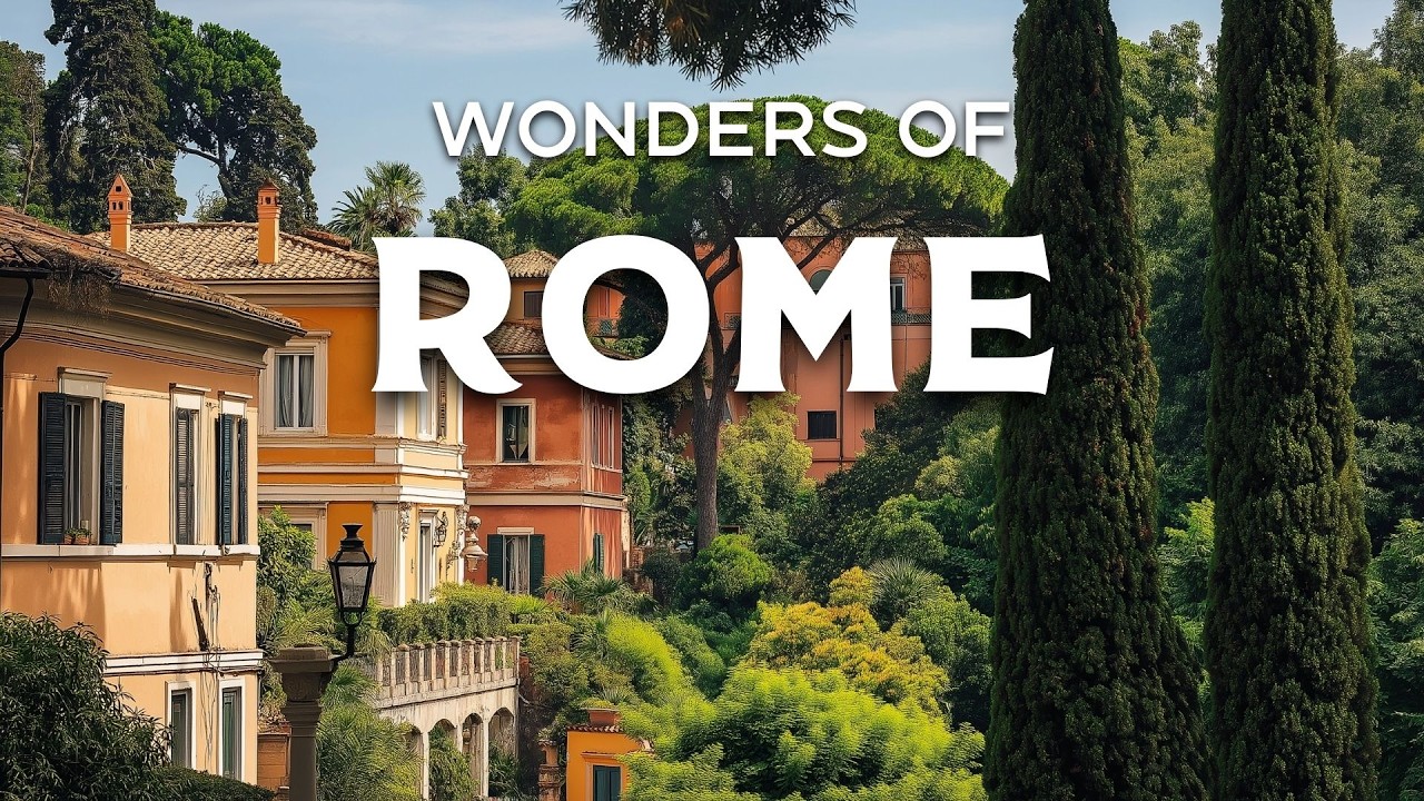 Wonders of Rome | The Hidden Places No One Talks About! | Travel Video 4K