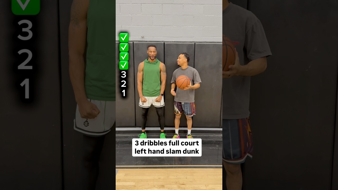 2 dribbles Full Court Dunk