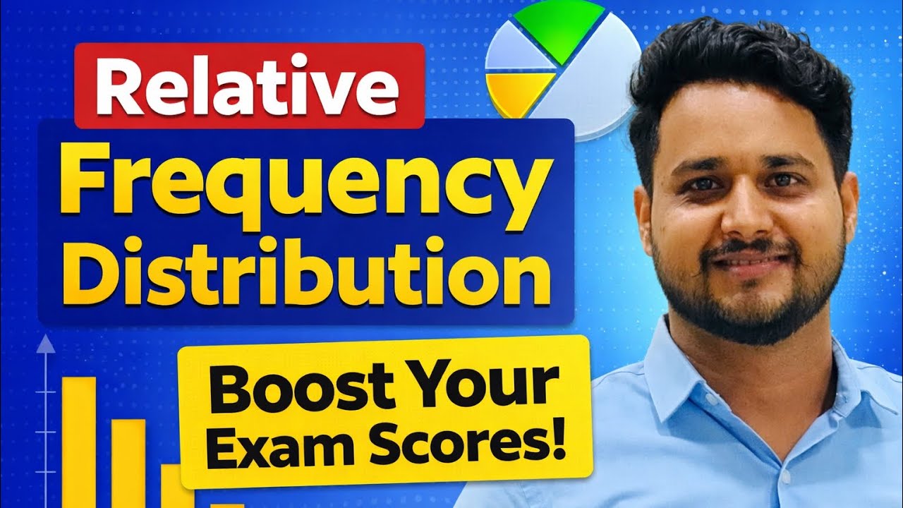#7 Relative Frequency distribution| How to make a Relative Frequency table | Statistics 