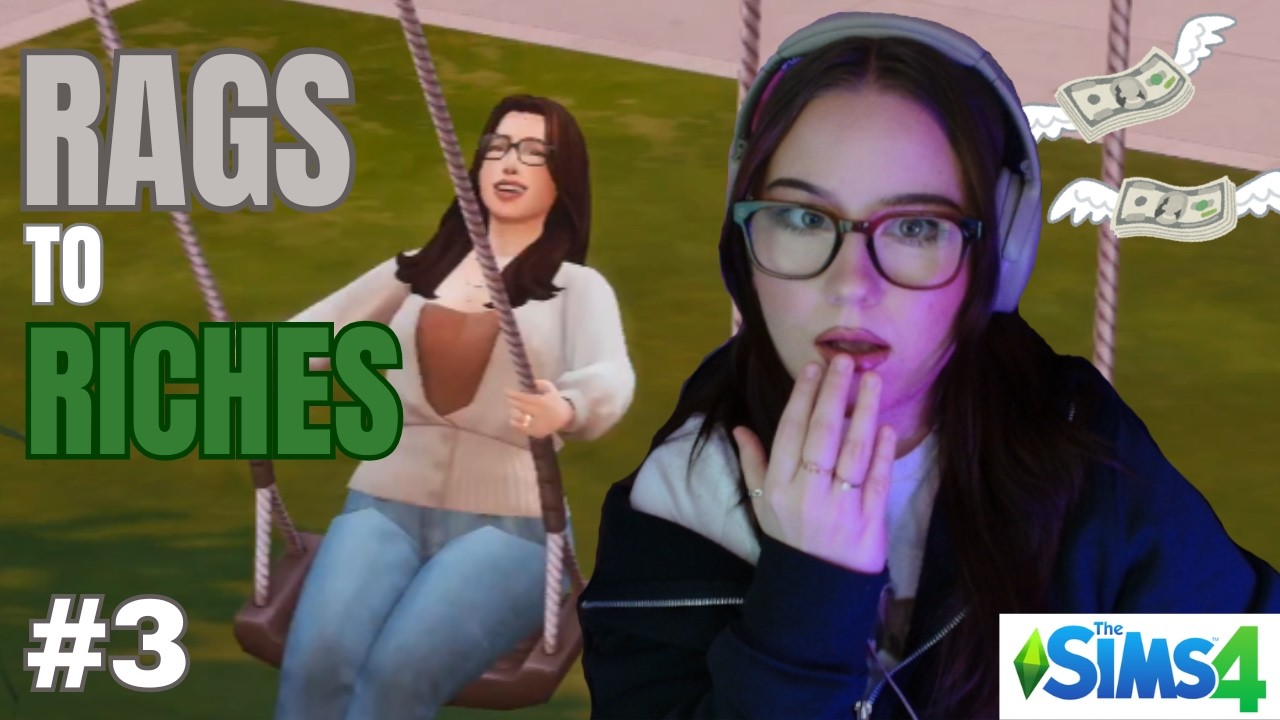 she got ABDUCTED... | Sims 4 Rags To Riches Challenge! [EP 3]