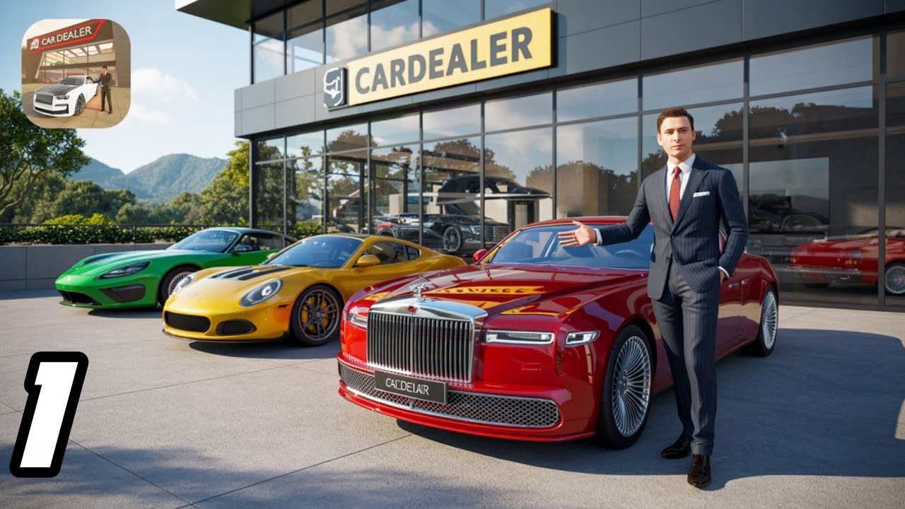 I OPEN MY CAR DEALERSHIP | CAR TRADE DEALERSHIP SIMULATOR PART - 1