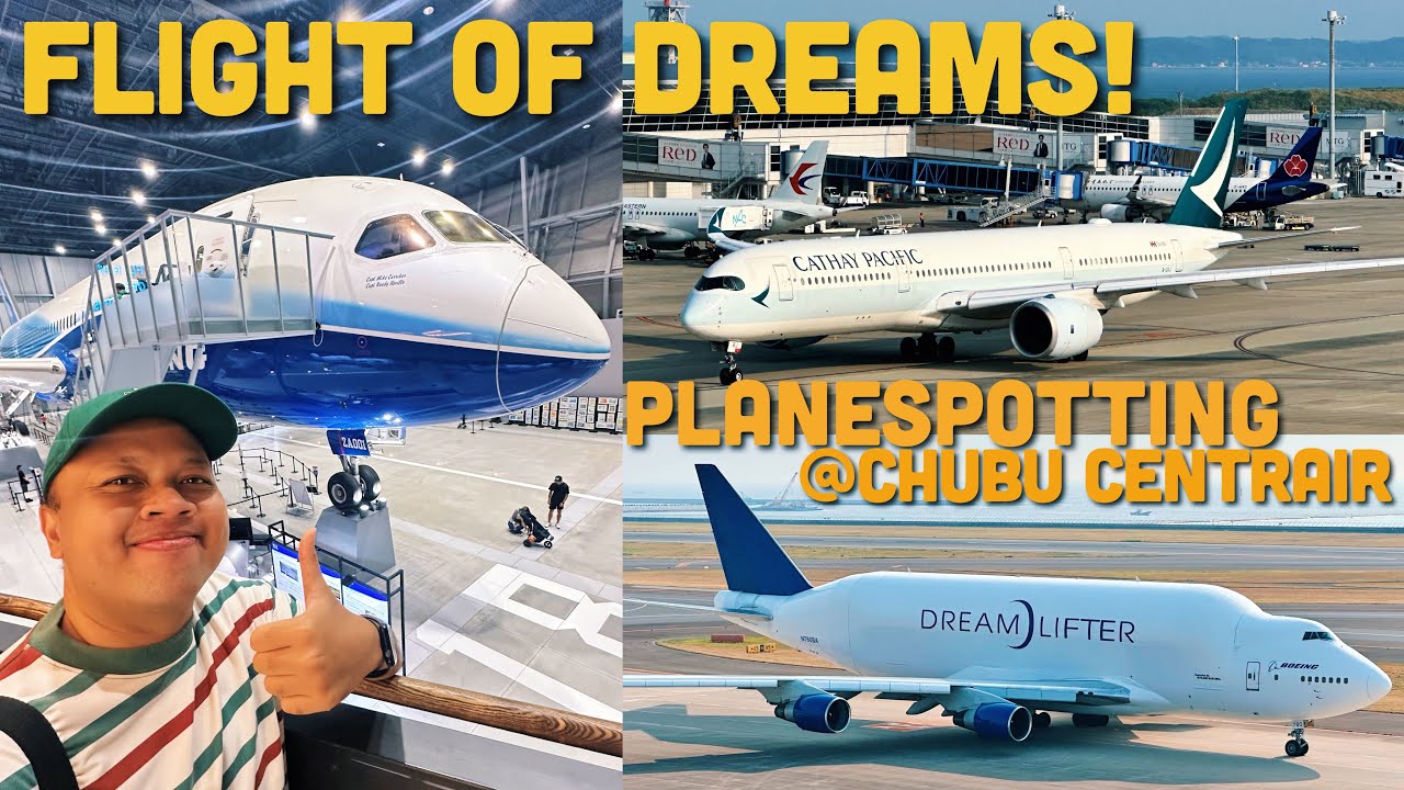 Explore Dreamliner at Flight of Dreams Nagoya + PlaneSpotting Dreamlifter! ✈️🇯🇵 #SummerInJapan Ep.06