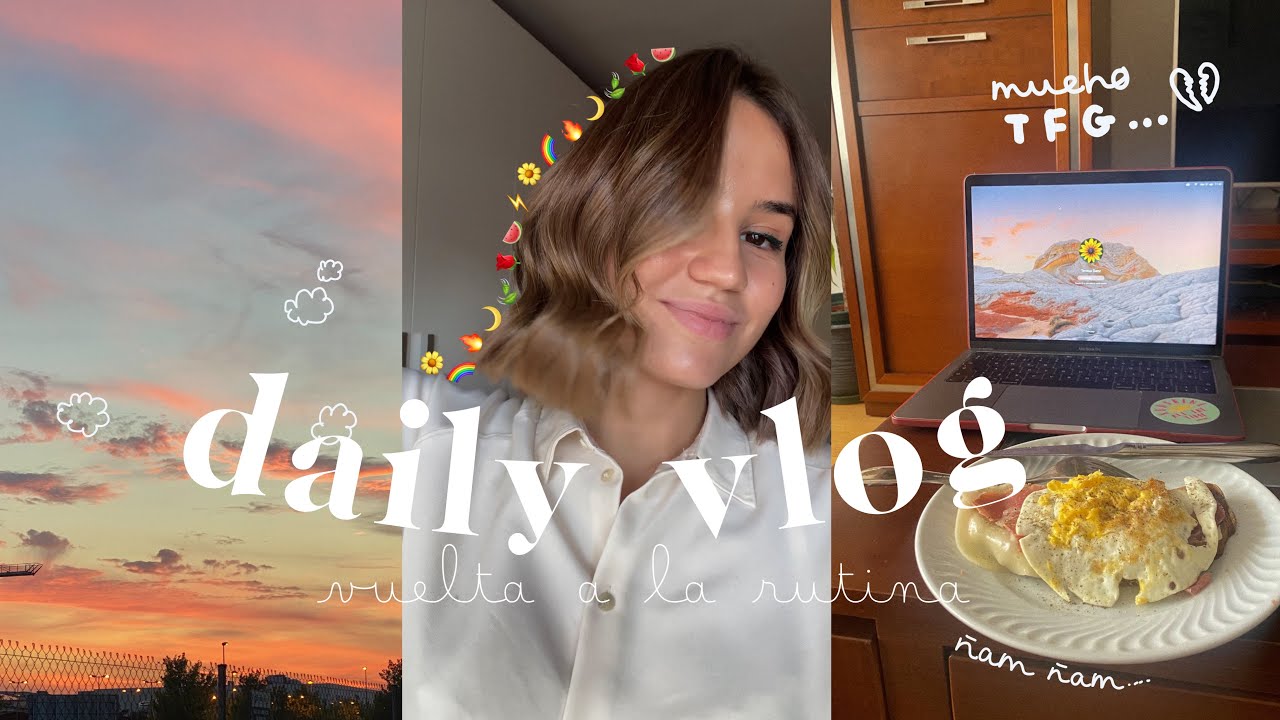 cómo hago el TFG de ADE, me hago flequillo + unboxings :) | daily vlog