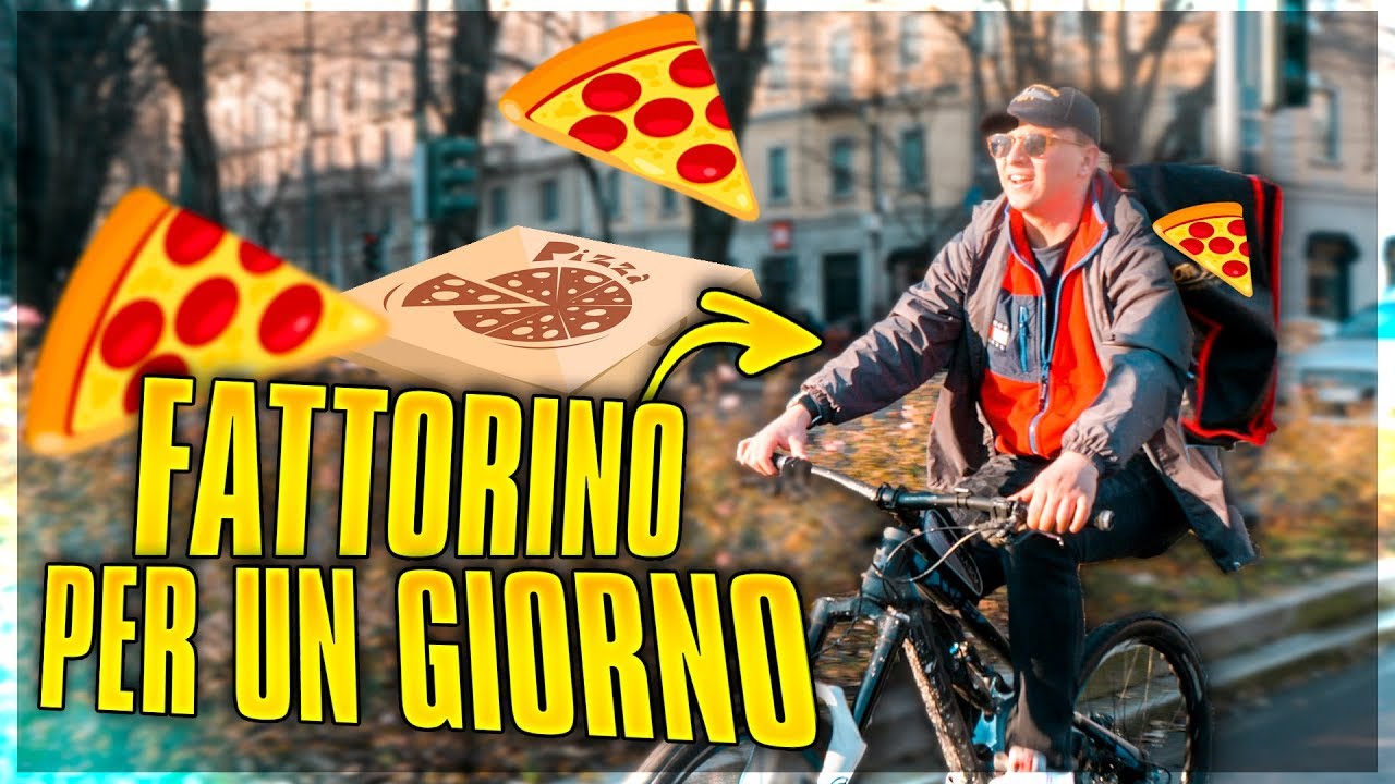 Consegno PIZZE per un GIORNO con Pika (*faticoso*)