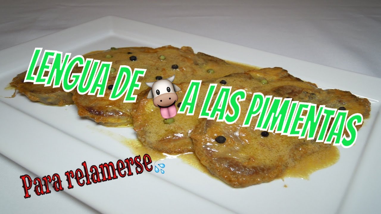 LENGUA de ternera 🐮 a las PIMIENTAS | ¡Una delicia!