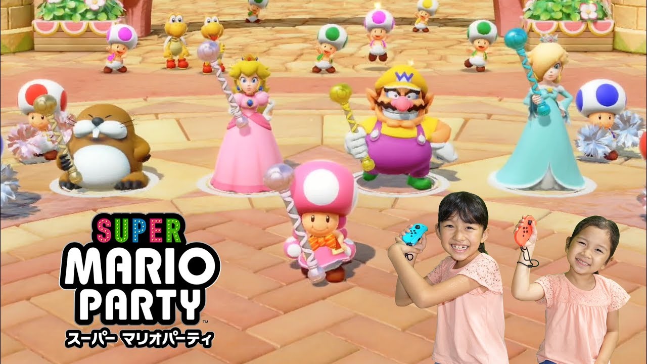 パパママまーちゃんおーちゃんパーディで大盛り上がり♡スーパーマリオパーティ♡ゲーム実況・ニンテンドースイッチhimawari-CH