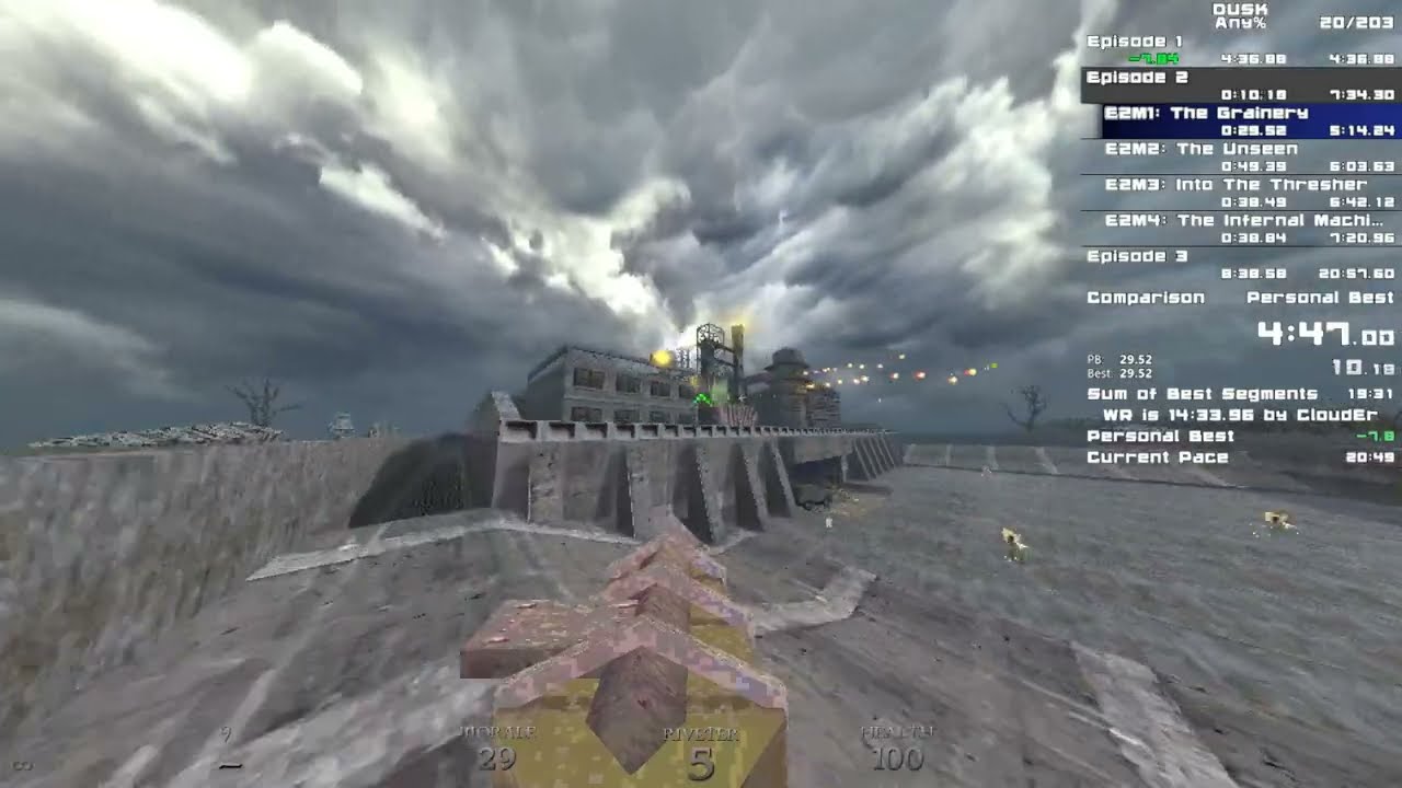 DUSK Speedrun (Any% Inbounds): 20:17