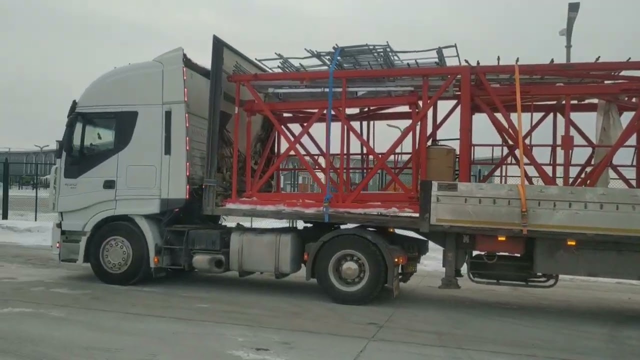 Доставка башенного крана из КИТАЯ