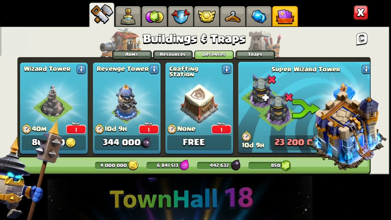 Full Gameplay TownHall 18 Unlocked 🎉🎯🎇⚔️ #coc #clashofclans #foryou #fyp #trendingnow 