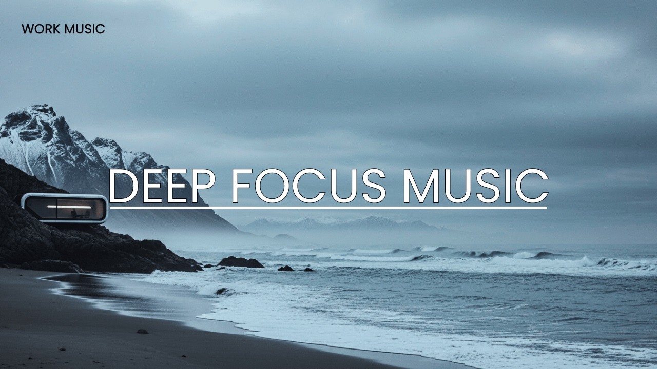 Deep Work Focus Mode ⛰️ Relaxing Misty Mountain Ambience