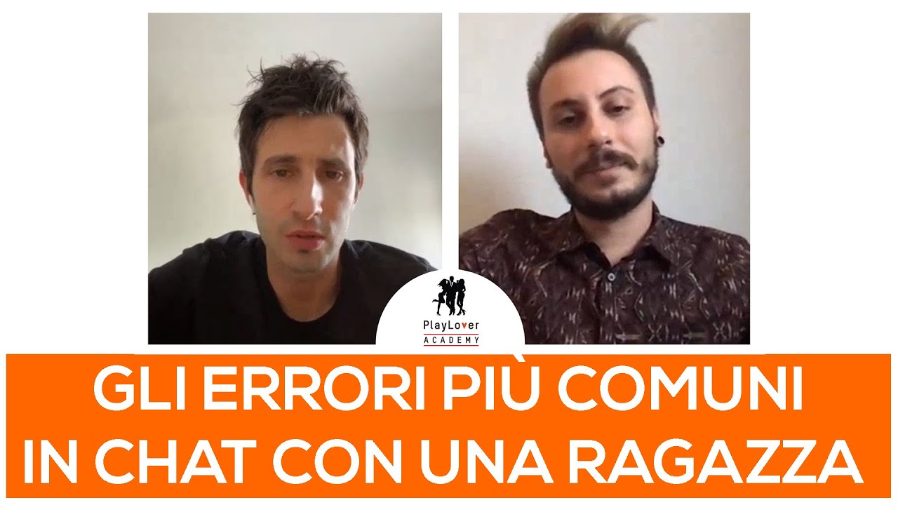 Gli errori più comuni in chat con una ragazza