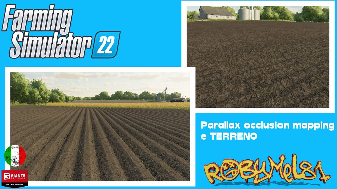 FARMING SIMULATOR 22 - ITA - Parallax occlusion mapping e Terreno