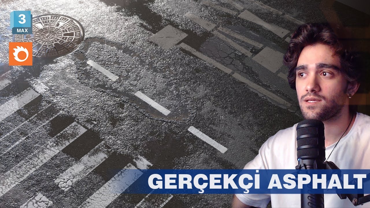 GERÇEKÇİ ASPHALT NASIL YAPILIR? | 3DS MAX | Quixel Mixer