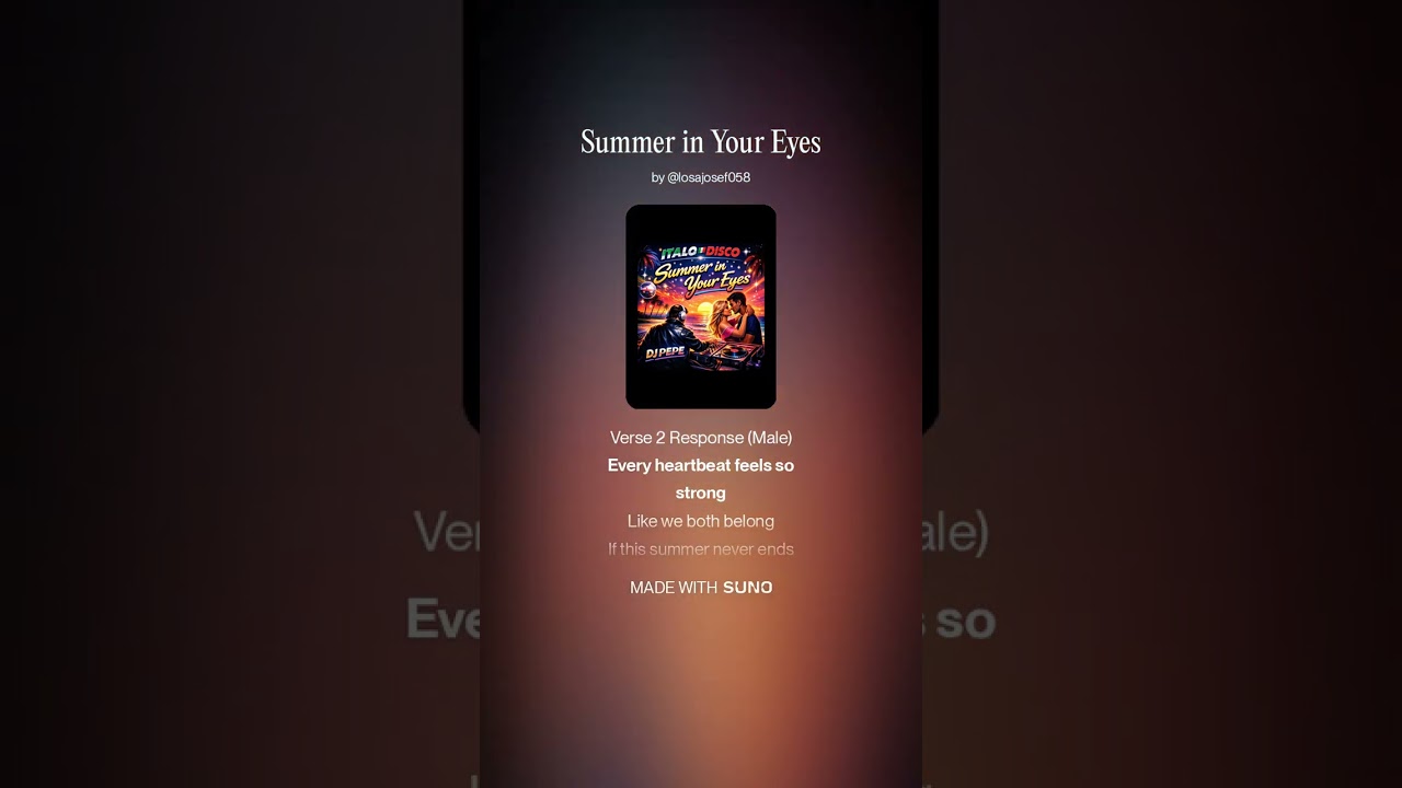 Summer in Your Eyes