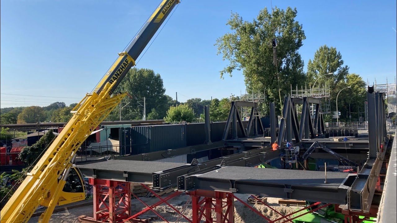 Elsenbrücke: Teilabriss und Bau der Behelfsbrücke
