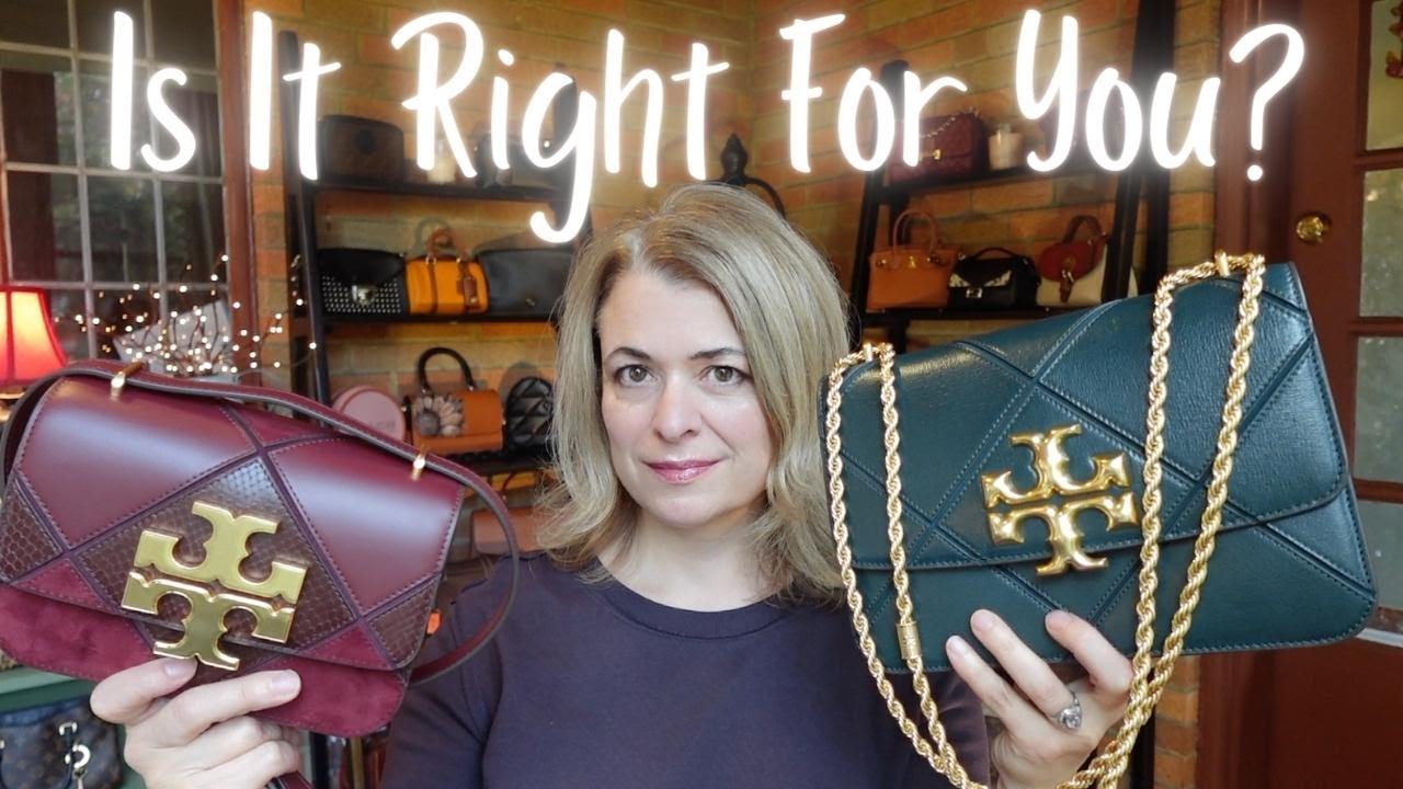 Tory Burch Eleanor Small vs Regular (Mod Shots, What Fits)