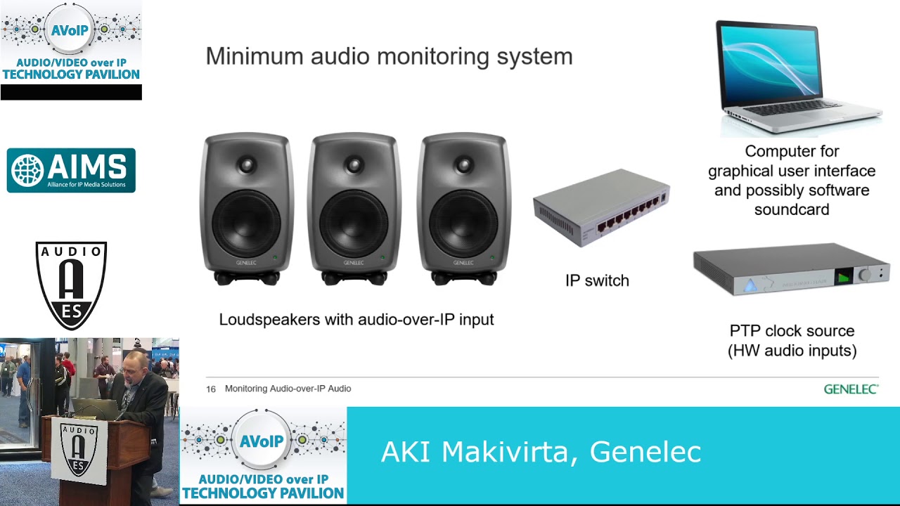 AES NY 2019 Audio Monitoring Solutions for Audio-over IP