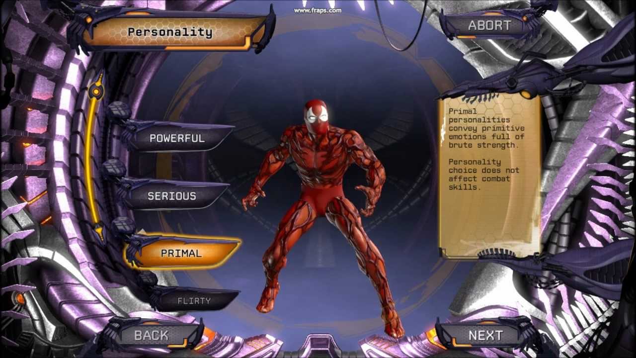 DC Universe Online Carnage character creation(HD)