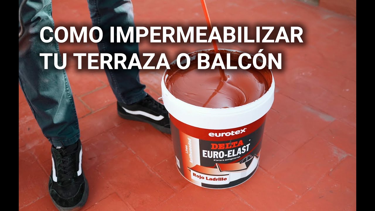 C&oacute;mo impermeabilizar tu terraza o balc&oacute;n