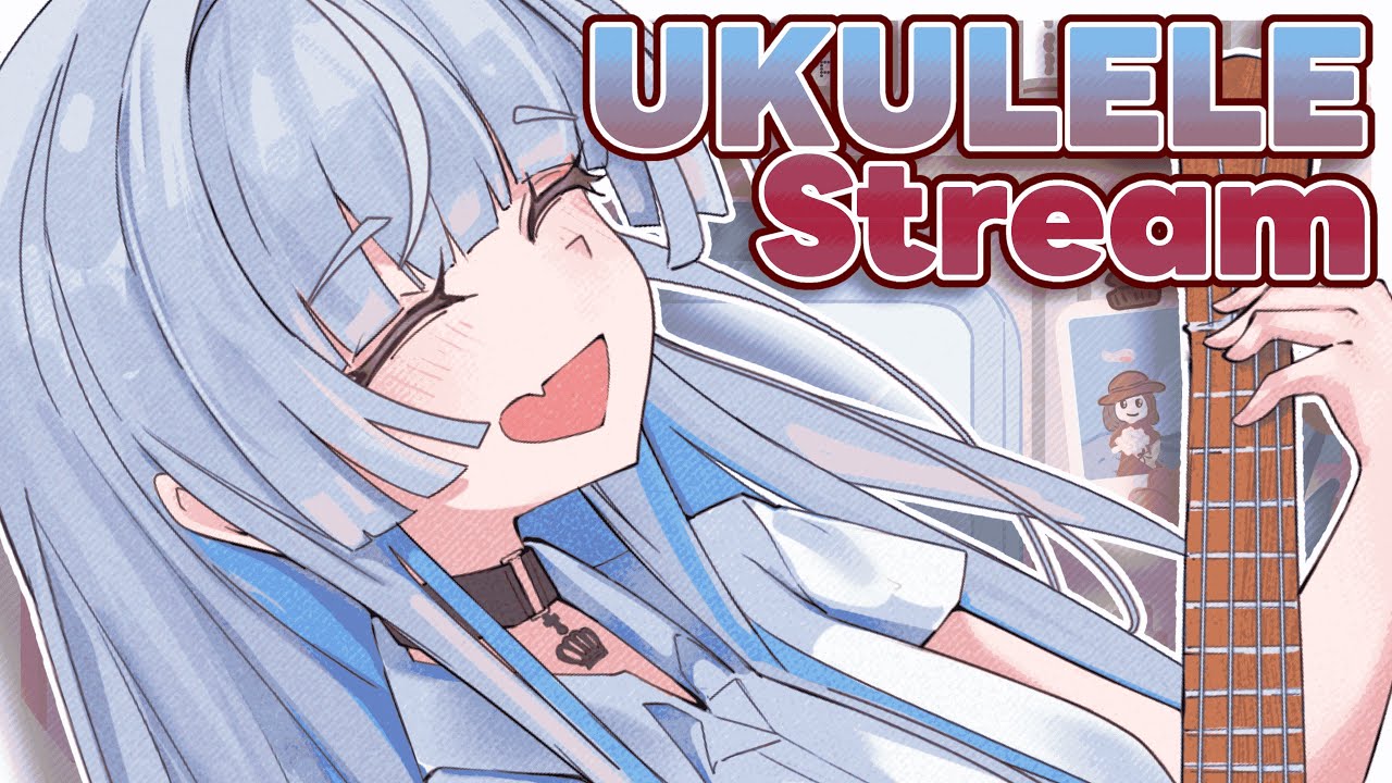 Practicing ukulele & Sing!  -Japanese Vtuber-