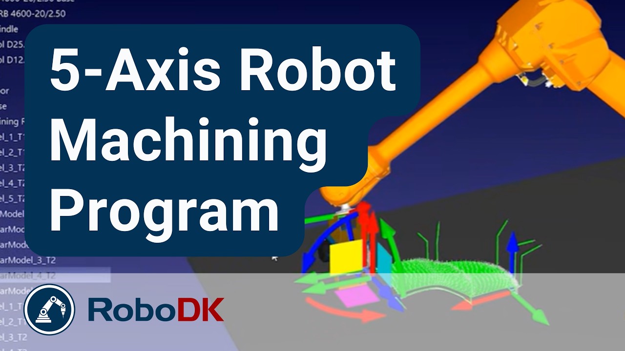 5-Axis Robot Machining Program - RoboDK