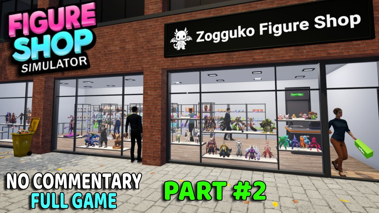 Figure Shop Simulator PART #2 | no commentary long gameplay