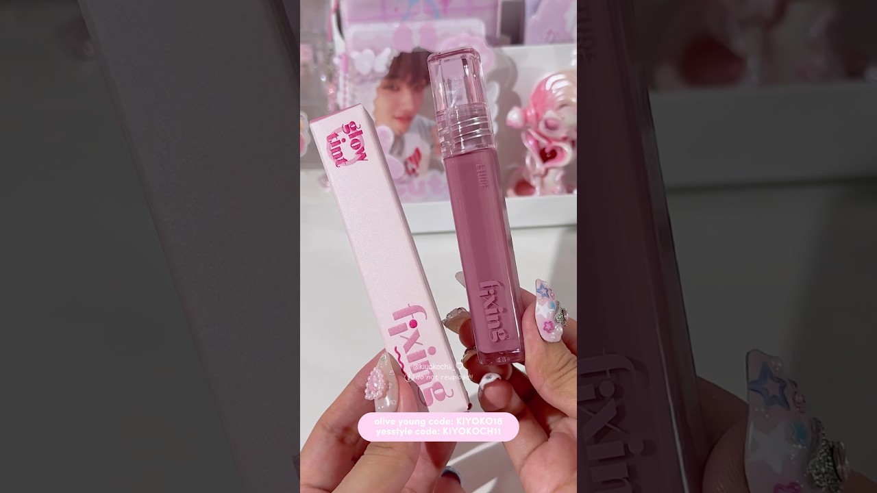 ETUDE glow fixing tint in 05 Mauvement 🌸🫧 #etude #liptint #kbeauty #makeup #kpop #shorts #beauty